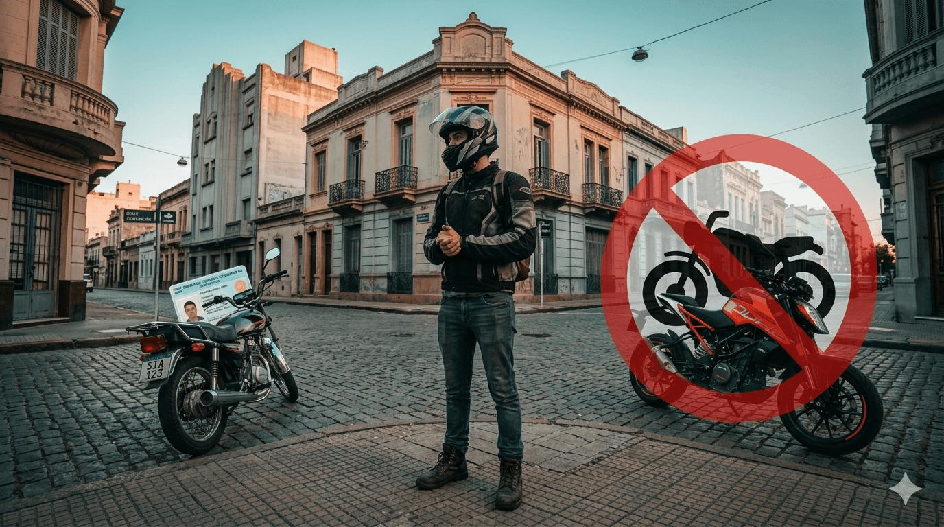 La barrera de los 200cc: por qué tantos motociclistas arrancan sin libreta en Uruguay