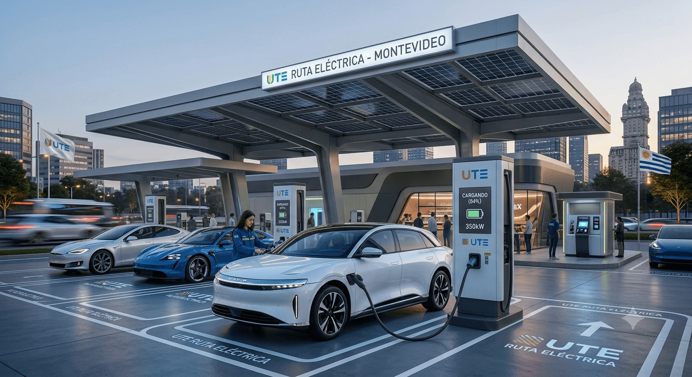 Cargar un auto eléctrico en Uruguay: lo bueno, lo malo y lo que nadie te cuenta