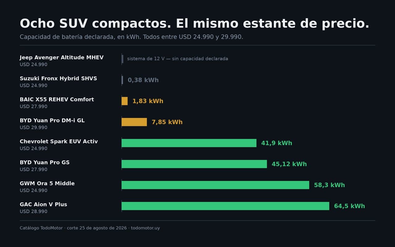 A USD 24.990 la palabra «híbrido» ya no dice nada: del sistema de 12 voltios a los 58 kWh