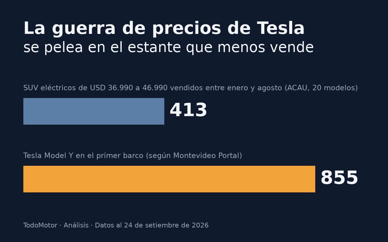 Tesla desató la guerra de precios que anticipamos, pero en el estante que menos vende